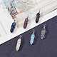 Faceted Bullet Gemstone Pointed Pendants G-SC0001-11P-4