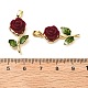 Подвески латуни cmолы KK-G533-02G-3