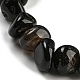 Bracelets extensibles en perles d'agate naturelle teintes et chauffées BJEW-H238-01F-2