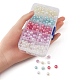 250 pièces 5 couleurs perles acryliques craquelées transparentes MACR-YW0002-52-3