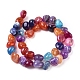 Chapelets de perles d'agate naturelle G-L560-L02-3