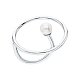 925 runder Perlenring aus Sterlingsilber&nbsp;VB8352-4-1