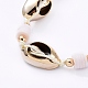Bracelets de perles tressées en fil de nylon BJEW-JB05074-01-4