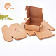 Caja de papel kraft creativa plegable CON-WH0077-14A-4