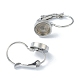 Accessoires de boucle d'oreille de dormeuse en 304 acier inoxydable KK-H152-09A-P-2