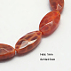 Natural Fire Crackle Agate Beads Strands G-G250-8x14mm-01-1