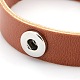 PU snap cuir créations bracelet BJEW-L354-M-3