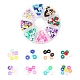 1200Pcs 8 Colors Handmade Polymer Clay Beads CLAY-YW0001-15B-1