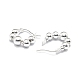 925 Sterling Silver Hoop Earrings for Women EJEW-P231-92P-2