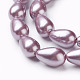 Electroplate Shell Pearl Beads Strands BSHE-O019-10D-3