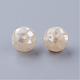 Perles de coquillage blanc naturel SSHEL-Q298-16mm-08-2