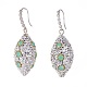 (Jewelry Parties Factory Sale)Glass Dangle Earrings EJEW-G256-14P-2