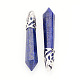 Natural Lapis Lazuli Big Pointed Pendants G-K131-03A-2