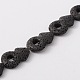 Synthetic Lava Rock Bead Strands G-N0093-18-1