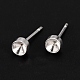 Accessoires des clous d'oreilles en 304 acier inoxydable STAS-I088-H-05S-1