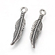 316 Surgical Stainless Steel Pendants STAS-P225-110AS-1