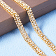 BENECREAT 2 Yards 3 Rows Crystal Rhinestone Close Chain Trims Cup Chain with Display Cards for Craft Making Wedding Party Decoration CHC-BC0001-06-2