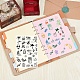 CRASPIRE Summer Beach Clear Rubber Stamps Travel Reusable Silicone Coconut Holiday Transparent Seals Stamp for Journaling Card Making Friends DIY Scrapbooking Photo Frame Album Decor 6.3 x 4.3inch DIY-WH0439-0021-6