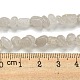天然石ホワイトジェイドビーズ連売り  タンブルストーン  ナゲット  3~7.5x4.5~6x3~6mm  穴：1mm  約61~66個/連  15.16''~15.35''（38.5~39センチメートル） G-F465-58-4