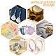 Pandahall elite 10 pz 10 colori sacchetti di gioielli in velluto borse TP-PH0001-14-3