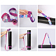 GORGECRAFT 2PCS 61 Inch Yoga Mat Strap Multi-Purpose Adjustable Yoga Mat Carrier Straps Sling Band Suitable for Carrying All Yoga Mats(Colorful) AJEW-GF0003-47-6