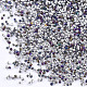 Fgbメッキガラスシードビーズ  ネイルアートの装飾アクセサリー  穴なし/ドリルなし  ラウンド  カラフル  0.6~0.8mm  約450 G /袋 SEED-S019-08F-2
