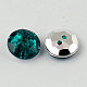 Botones redondos planos del diamante artificial de acrílico de Taiwán de 2-agujero BUTT-F015-11.5mm-39-2