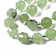 Chapelets de perles de jade blanche naturelle G-T132-047B-3