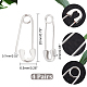Arricraft 4 пара серьги-кольца из стерлингового серебра в форме английской булавки для мужчин и женщин STER-AR0001-01-2