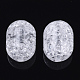 Transparent Crackle Acrylic Beads CACR-N003-32-1