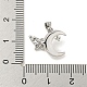 Латунные микропаве прозрачные подвески с фианитом KK-P275-17P-3