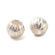 925 perles intercalaires rondes ondulées en argent sterling STER-K178-01B-S-1