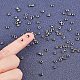UNICRAFTALE 100pcs 4mm Bicone Spacer Beads Stainless Steel Loose Beads Bicone Small Hole Spacer Bead Smooth Surface Beads Finding for DIY Bracelet Necklace Jewelry Making Craft STAS-UN0001-63P-4