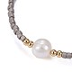 Bracelets réglables de perles tressées avec cordon en nylon BJEW-P256-B01-4