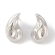 Серьги-гвоздики из латуни для женщин EJEW-Q772-03B-P