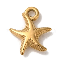 Placcatura ionica (ip) ciondoli in acciaio inossidabile 304&nbsp;STAS-M017-07G