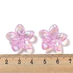Perles en acrylique plaquées de couleur AB&nbsp;X-OACR-G034-01A