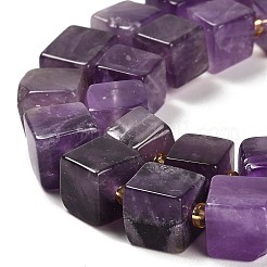 Natürlichen Amethyst Perlen Stränge&nbsp;G-G053-B05-01