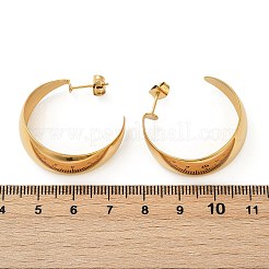 Ohrstecker aus 304 Edelstahl&nbsp;X-EJEW-G423-34B-G