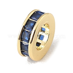 Ottone pave perline cubic zirconia europee&nbsp;CU-CBA389D-03G