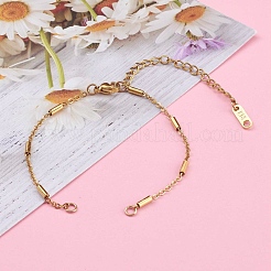 Herstellung von Kabelkettenarmbändern aus Edelstahl 304&nbsp;AJEW-JB00900-02