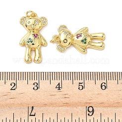 Ottone micro spianare pendenti zirconi&nbsp;KK-L239-033G