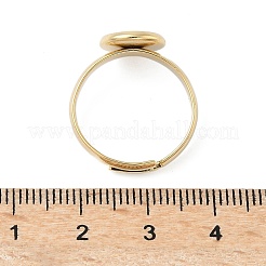 Einstellbare Pad-Ring-Einstellung aus Messing&nbsp;KK-K414-08G