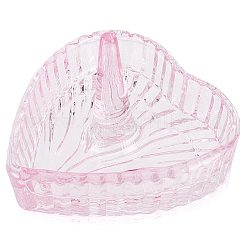 Herzförmige Glasschmuckplättchen für Halskette&nbsp;ODIS-WH20002-05B