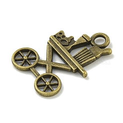 Pendentifs en alliage de style tibétain&nbsp;TIBE-I026-6032AB