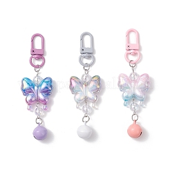 3 ciondolo decorativo a farfalla in acrilico di 3 colori&nbsp;HJEW-JM03870