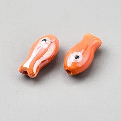 Perles en porcelaine manuelles&nbsp;LS-PORC-WH0023-003K