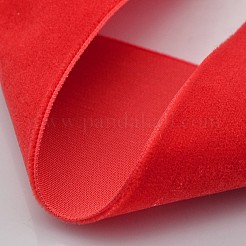 Ruban de velours en polyester pour emballage de cadeaux et décoration de festival&nbsp;SRIB-M001-15mm-235