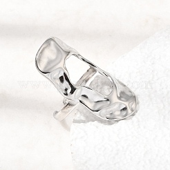 Offene Manschettenringe aus Edelstahl 304 für Damen&nbsp;RJEW-T034-01P