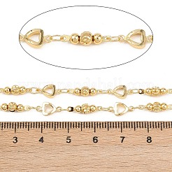 Catene a maglie a cuore in ottone&nbsp;CHC-B025-01G